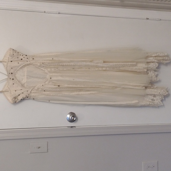 NWT Free People Studded Party Dress Maxi Dress size 4 RARE - Picture 15 of 16